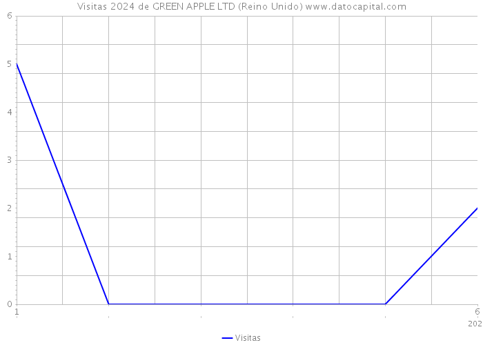 Visitas 2024 de GREEN APPLE LTD (Reino Unido) 