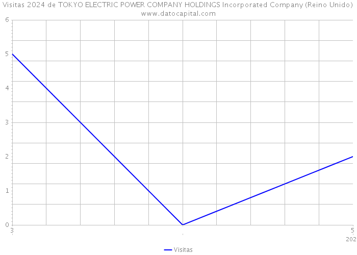 Visitas 2024 de TOKYO ELECTRIC POWER COMPANY HOLDINGS Incorporated Company (Reino Unido) 