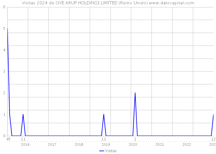 Visitas 2024 de OVE ARUP HOLDINGS LIMITED (Reino Unido) 