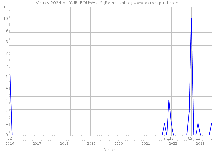 Visitas 2024 de YURI BOUWHUIS (Reino Unido) 