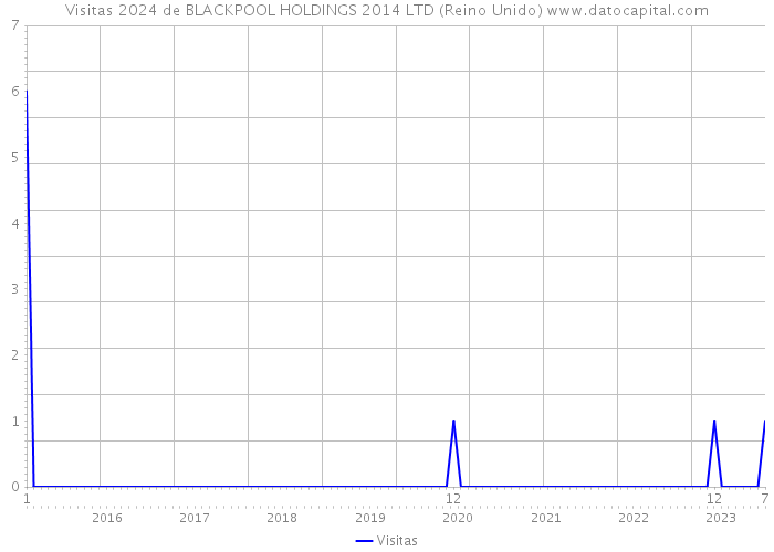 Visitas 2024 de BLACKPOOL HOLDINGS 2014 LTD (Reino Unido) 