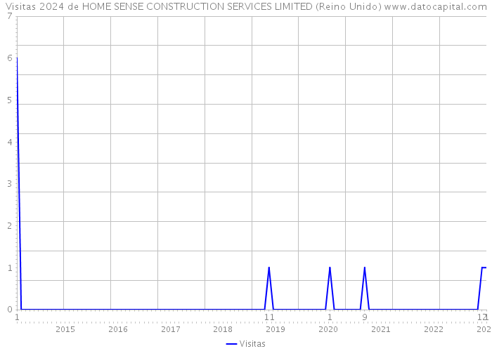 Visitas 2024 de HOME SENSE CONSTRUCTION SERVICES LIMITED (Reino Unido) 