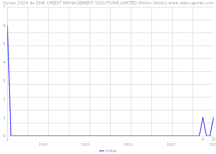 Visitas 2024 de DNA CREDIT MANAGEMENT SOLUTIONS LIMITED (Reino Unido) 