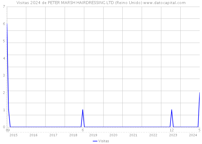 Visitas 2024 de PETER MARSH HAIRDRESSING LTD (Reino Unido) 