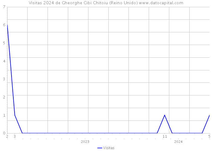 Visitas 2024 de Gheorghe Cibi Chitoiu (Reino Unido) 