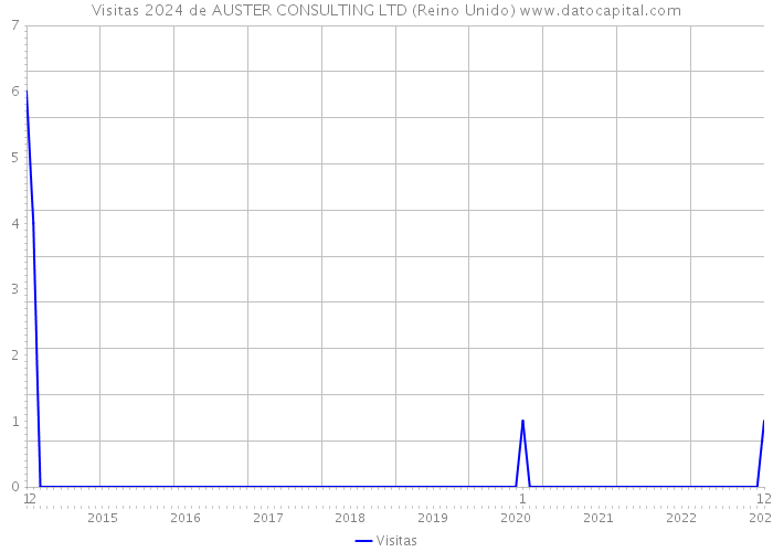 Visitas 2024 de AUSTER CONSULTING LTD (Reino Unido) 