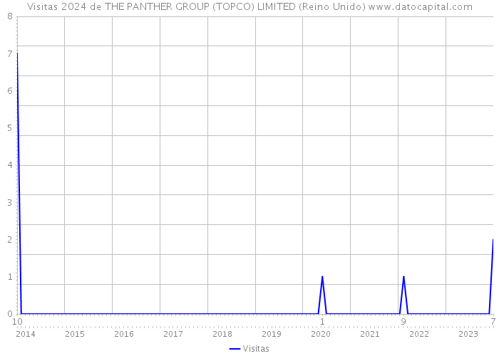 Visitas 2024 de THE PANTHER GROUP (TOPCO) LIMITED (Reino Unido) 