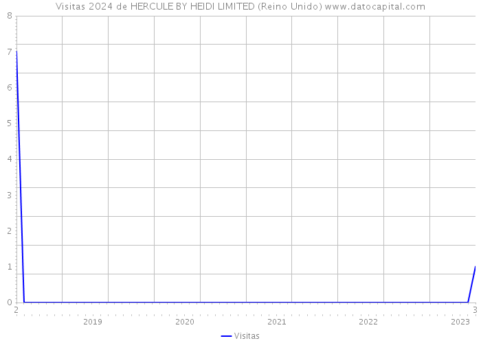 Visitas 2024 de HERCULE BY HEIDI LIMITED (Reino Unido) 