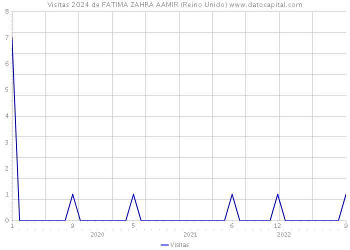 Visitas 2024 de FATIMA ZAHRA AAMIR (Reino Unido) 