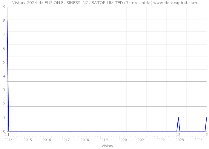 Visitas 2024 de FUSION BUSINESS INCUBATOR LIMITED (Reino Unido) 