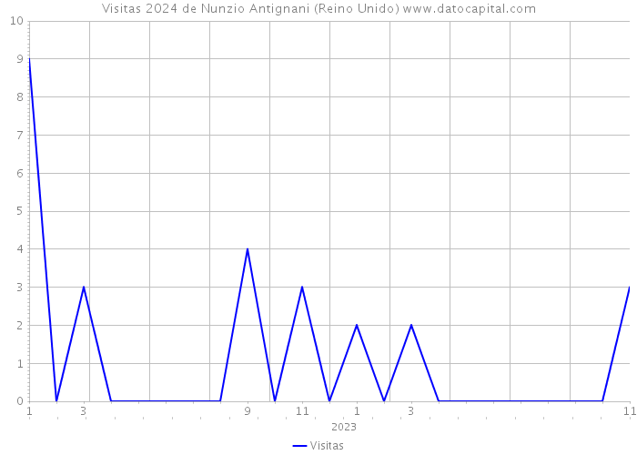 Visitas 2024 de Nunzio Antignani (Reino Unido) 