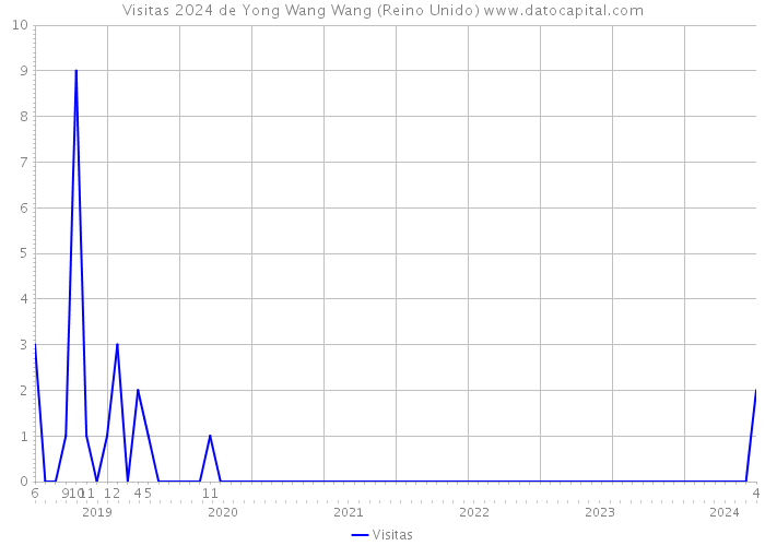 Visitas 2024 de Yong Wang Wang (Reino Unido) 