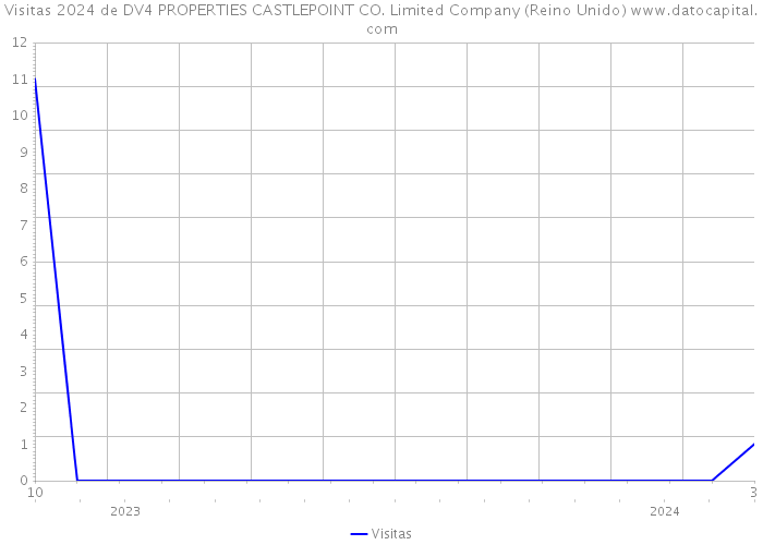 Visitas 2024 de DV4 PROPERTIES CASTLEPOINT CO. Limited Company (Reino Unido) 