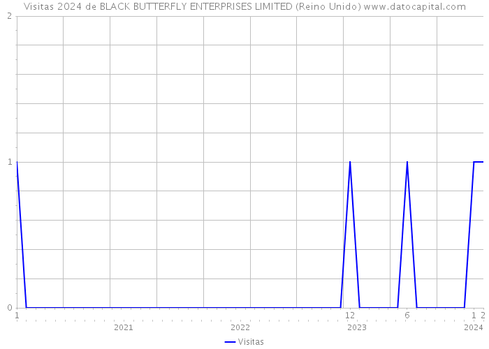 Visitas 2024 de BLACK BUTTERFLY ENTERPRISES LIMITED (Reino Unido) 