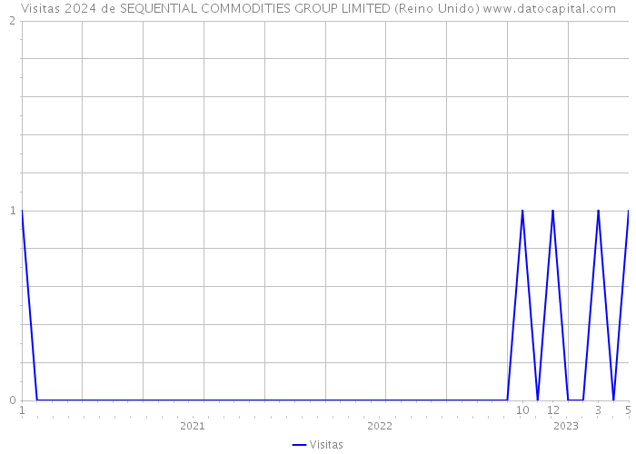 Visitas 2024 de SEQUENTIAL COMMODITIES GROUP LIMITED (Reino Unido) 