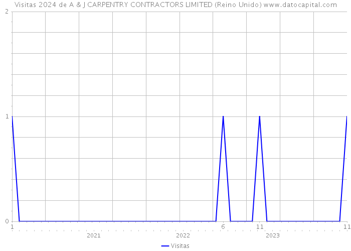 Visitas 2024 de A & J CARPENTRY CONTRACTORS LIMITED (Reino Unido) 