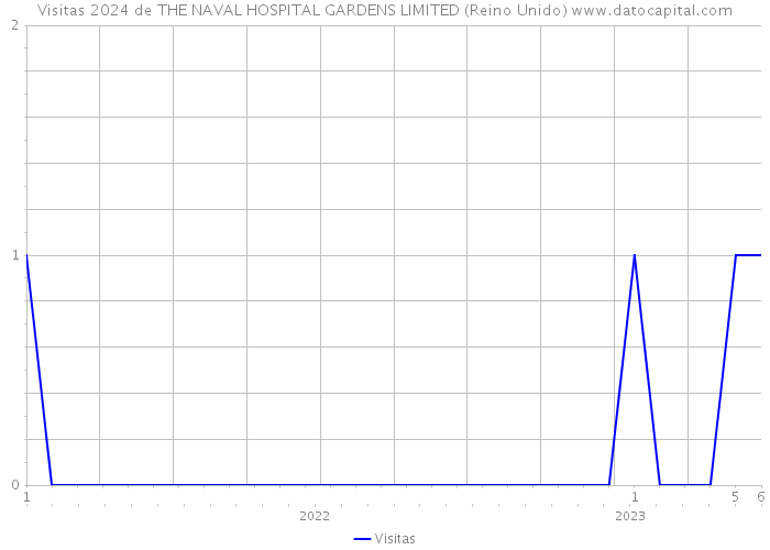 Visitas 2024 de THE NAVAL HOSPITAL GARDENS LIMITED (Reino Unido) 