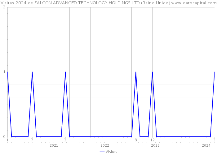 Visitas 2024 de FALCON ADVANCED TECHNOLOGY HOLDINGS LTD (Reino Unido) 