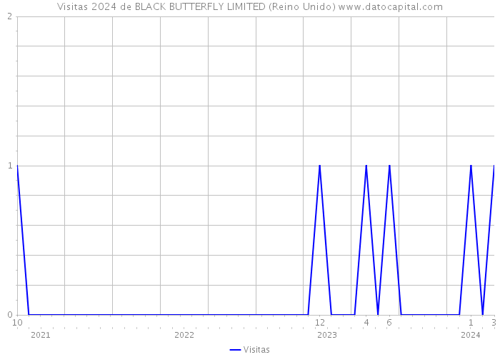 Visitas 2024 de BLACK BUTTERFLY LIMITED (Reino Unido) 