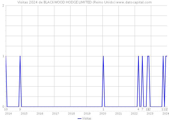 Visitas 2024 de BLACKWOOD HODGE LIMITED (Reino Unido) 