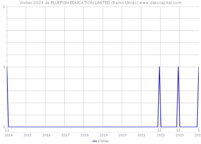 Visitas 2024 de BLUEFISH EDUCATION LIMITED (Reino Unido) 