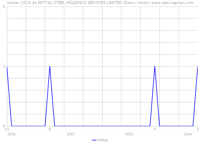 Visitas 2024 de MITTAL STEEL HOLDINGS SERVICES LIMITED (Reino Unido) 