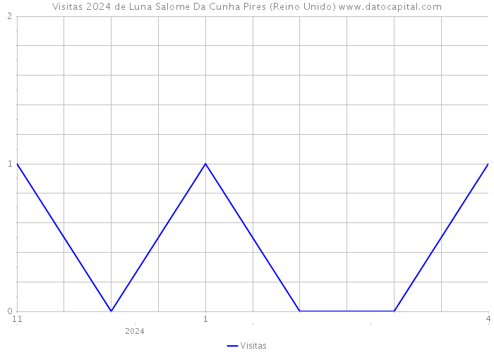 Visitas 2024 de Luna Salome Da Cunha Pires (Reino Unido) 