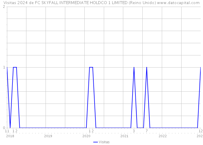 Visitas 2024 de FC SKYFALL INTERMEDIATE HOLDCO 1 LIMITED (Reino Unido) 