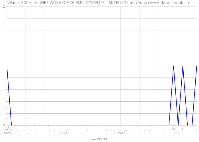 Visitas 2024 de DHEF WORKFORCE EMPLOYMENTS LIMITED (Reino Unido) 