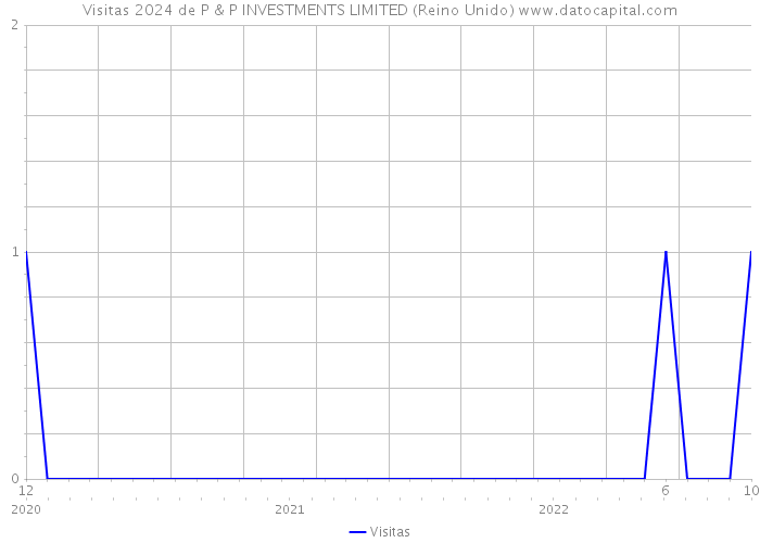 Visitas 2024 de P & P INVESTMENTS LIMITED (Reino Unido) 