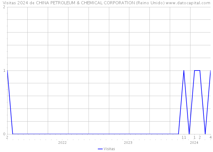 Visitas 2024 de CHINA PETROLEUM & CHEMICAL CORPORATION (Reino Unido) 