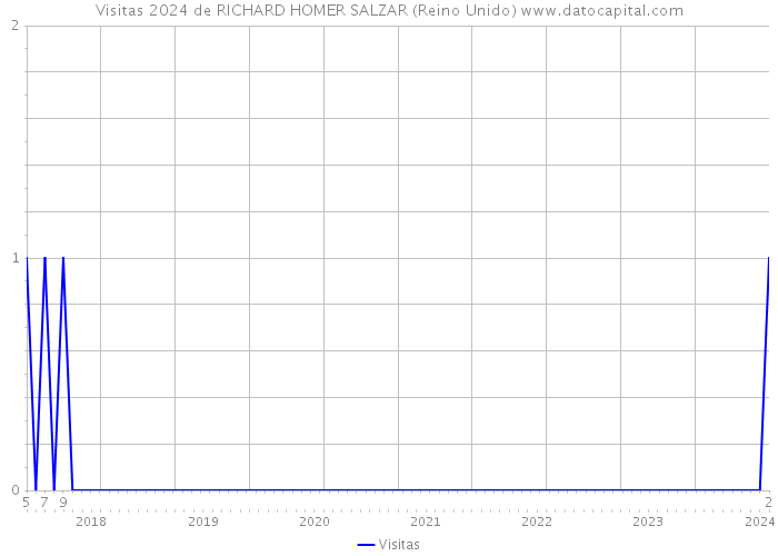 Visitas 2024 de RICHARD HOMER SALZAR (Reino Unido) 