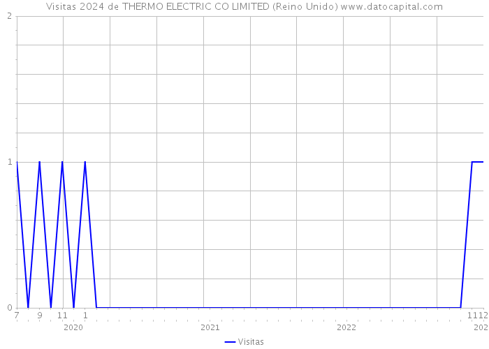 Visitas 2024 de THERMO ELECTRIC CO LIMITED (Reino Unido) 