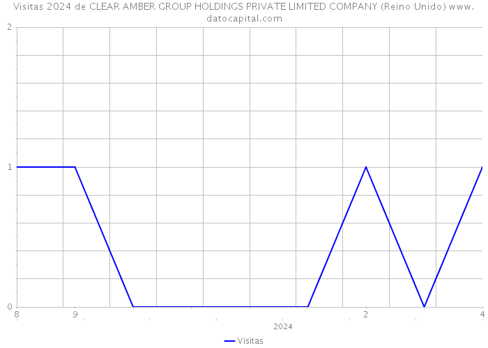 Visitas 2024 de CLEAR AMBER GROUP HOLDINGS PRIVATE LIMITED COMPANY (Reino Unido) 