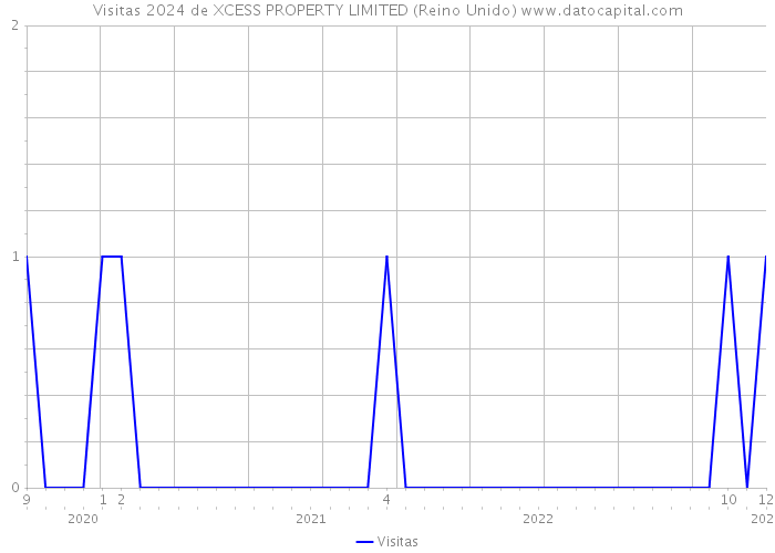 Visitas 2024 de XCESS PROPERTY LIMITED (Reino Unido) 
