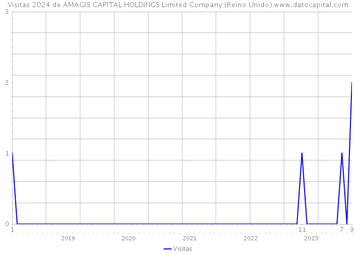 Visitas 2024 de AMAGIS CAPITAL HOLDINGS Limited Company (Reino Unido) 