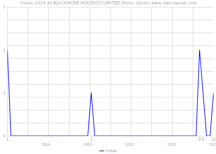 Visitas 2024 de BLACKMORE HOLDINGS LIMITED (Reino Unido) 