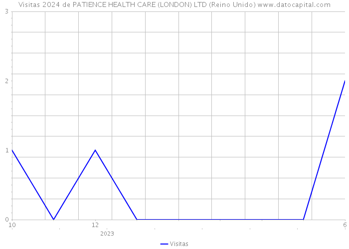 Visitas 2024 de PATIENCE HEALTH CARE (LONDON) LTD (Reino Unido) 