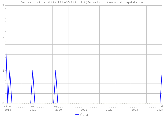 Visitas 2024 de GUOSHI GLASS CO., LTD (Reino Unido) 