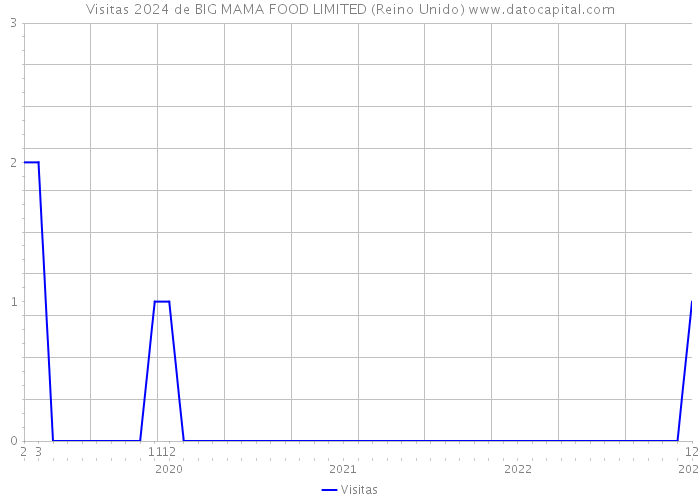 Visitas 2024 de BIG MAMA FOOD LIMITED (Reino Unido) 
