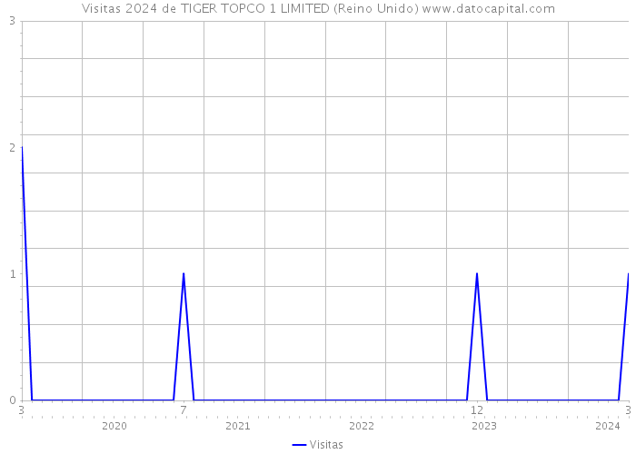 Visitas 2024 de TIGER TOPCO 1 LIMITED (Reino Unido) 