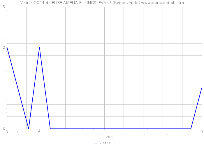 Visitas 2024 de ELISE AMELIA BILLINGS-EVANS (Reino Unido) 