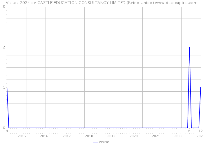 Visitas 2024 de CASTLE EDUCATION CONSULTANCY LIMITED (Reino Unido) 