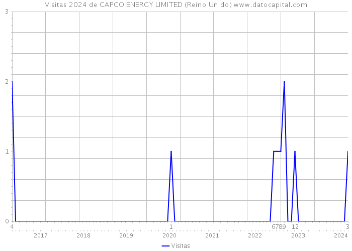 Visitas 2024 de CAPCO ENERGY LIMITED (Reino Unido) 
