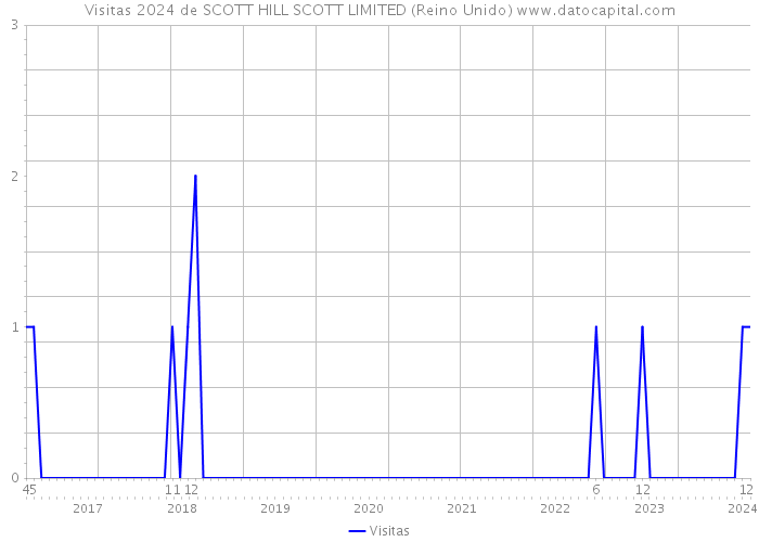 Visitas 2024 de SCOTT HILL SCOTT LIMITED (Reino Unido) 