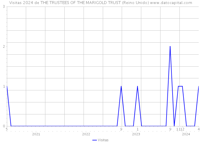 Visitas 2024 de THE TRUSTEES OF THE MARIGOLD TRUST (Reino Unido) 