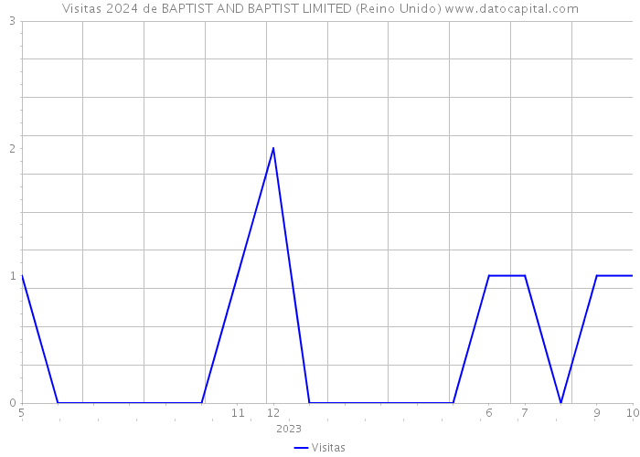 Visitas 2024 de BAPTIST AND BAPTIST LIMITED (Reino Unido) 