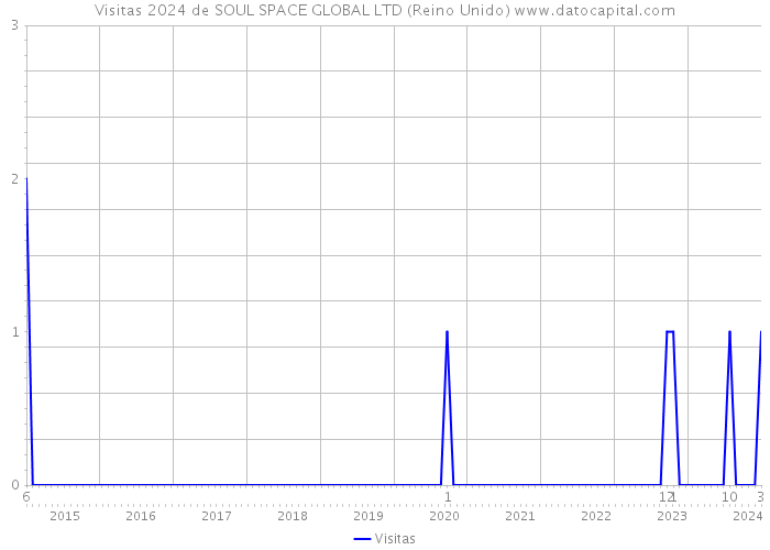 Visitas 2024 de SOUL SPACE GLOBAL LTD (Reino Unido) 