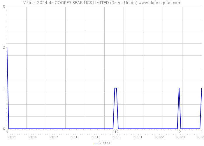 Visitas 2024 de COOPER BEARINGS LIMITED (Reino Unido) 