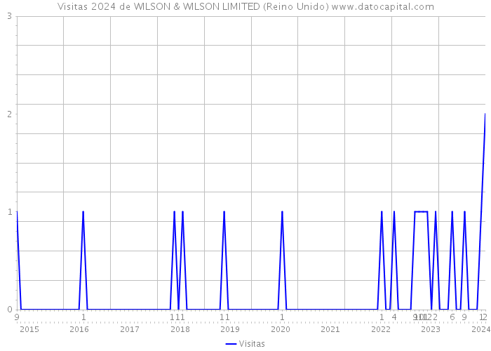 Visitas 2024 de WILSON & WILSON LIMITED (Reino Unido) 